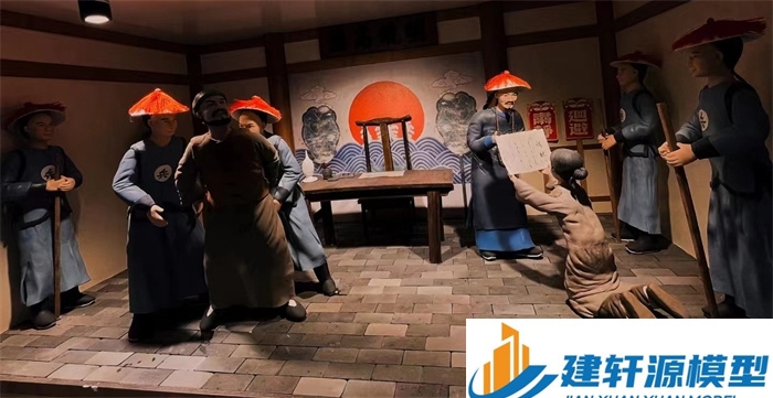 石棉陈规除恶绅微缩场景