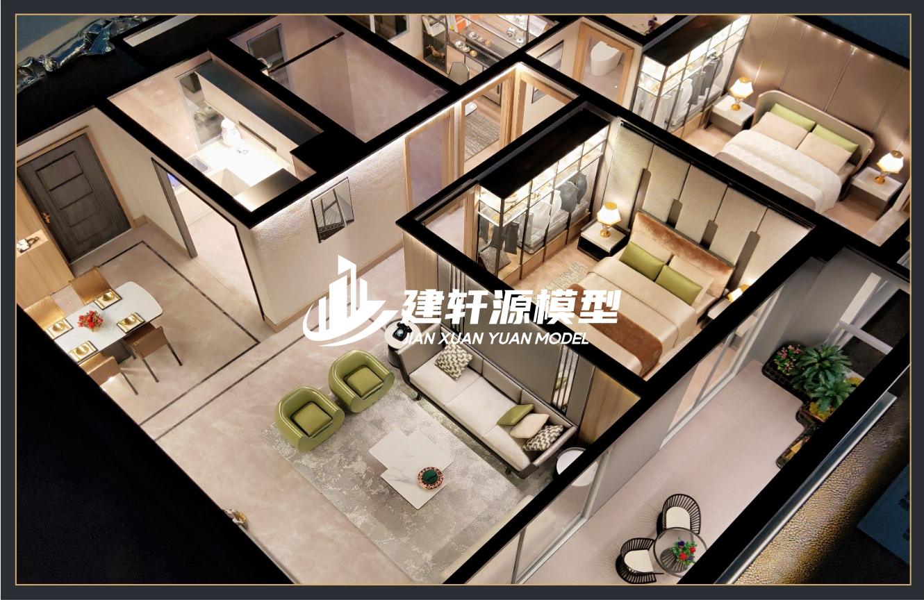 石棉户型模型制作