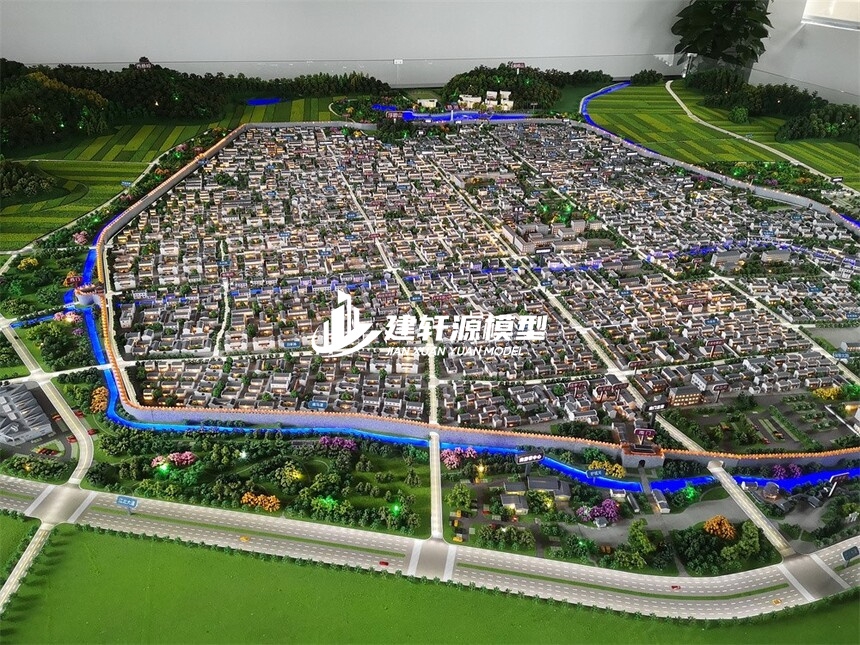 石棉城市规划模型