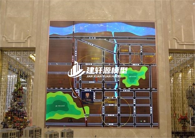 石棉区域壁挂模型