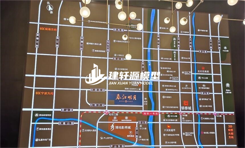石棉房产壁挂模型